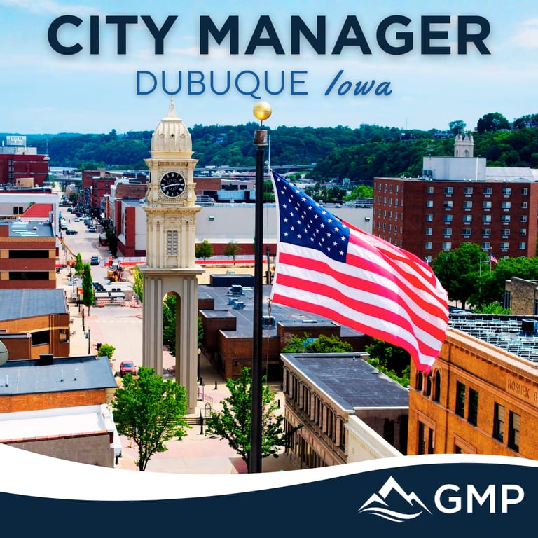 City of Dubuque, IA City Manager recruitment announcement