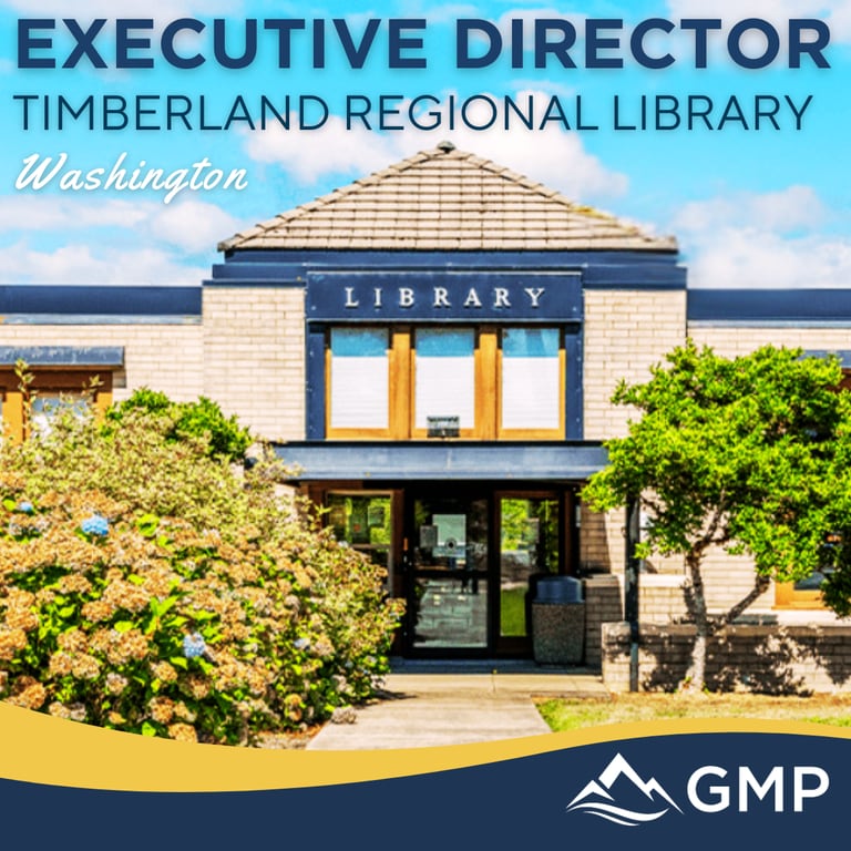 Timberland Regional Library, WA Executive Director recruitment announcement