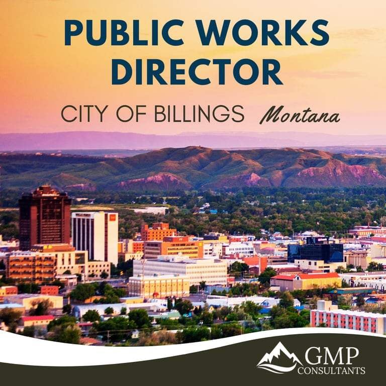 Public Works Director recruitment announcement for City of Billings