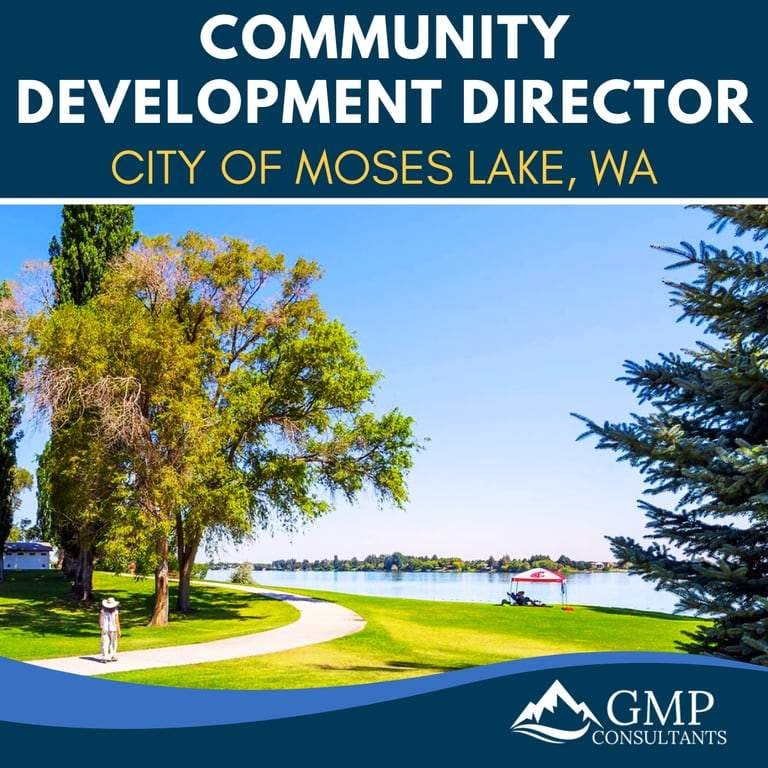 Community Development Director recruitment announcement for City of Moses Lake
