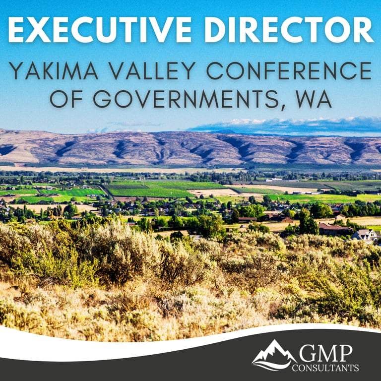 Executive Director recruitment announcement for Yakima Valley Conference of Governments