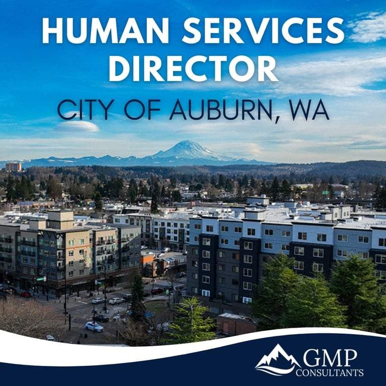 Human Services Director recruitment announcement for City of Auburn