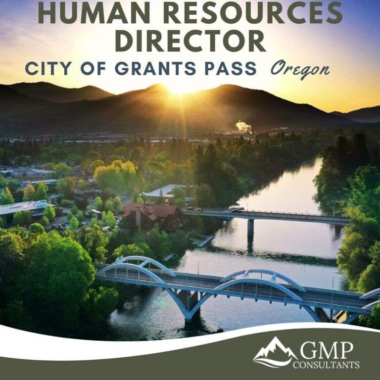 Human Resources Director recruitment announcement for City of Grants Pass