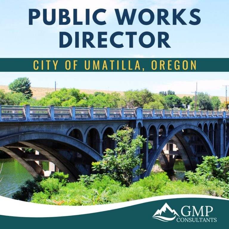 Public Works Director recruitment announcement for City of Umatilla