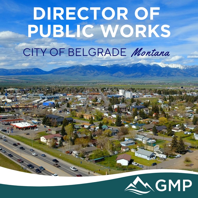 Director of Public Works recruitment announcement for City of Belgrade