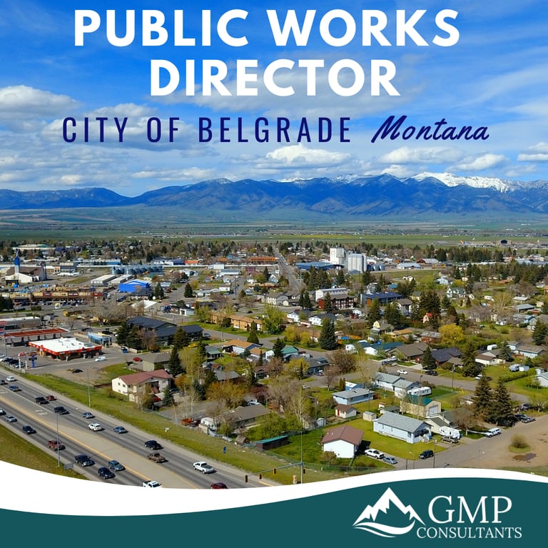 City of Belgrade, MT Public Works Director recruitment announcement