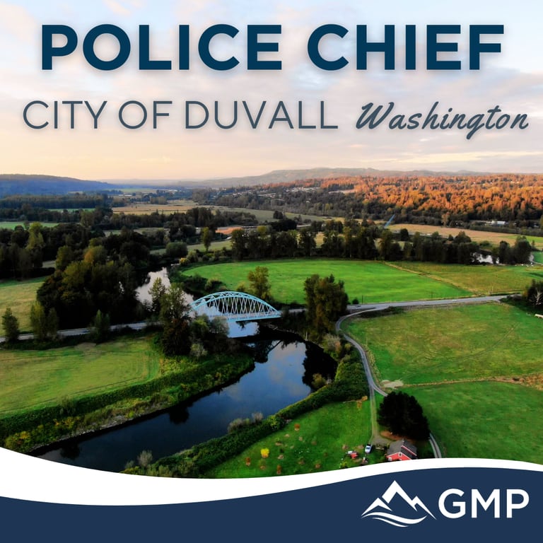 City of Duvall Police Chief recruitment announcement